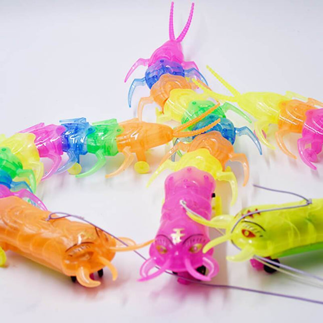 Toy Centipede on a Leash with Lights and Music, Educational Toy for Kids