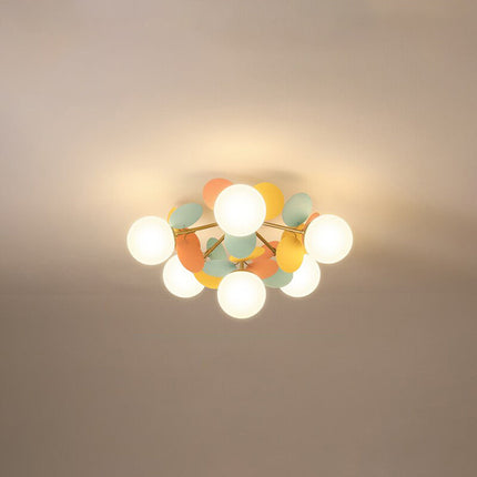 LED Ceiling Light Fixture, Acrylic Glass Hanging Light for Bedroom and Entryway – image 21
