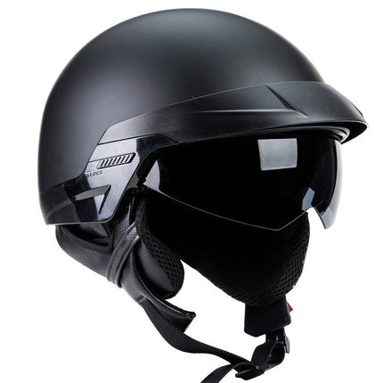 DOT Approved Motorcycle Helmet, Open Face Motorcycle Helmet with Visor – image 5