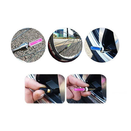Tire Valve Caps with LED Light, Valve Cap Light for Car and Motorcycle – image 6