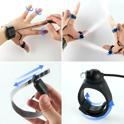 Rechargeable Finger Light with Precision Fit and USB Charging | Hands-Free Illumination for Outdoor Adventures and Night Work