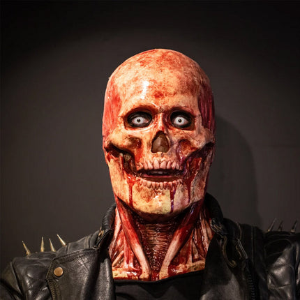 Halloween Costume Mask, Skull Mask with Hood and Magnetic Double Layer – image 6