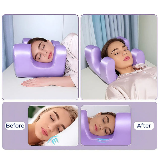 Side Sleeper Pillow for Back Sleepers, Cooling Memory Foam Pillow