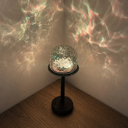 Northern Lights Projector Lamp with 16 Customizable Colors | Elegant Table Lamp for Captivating Atmosphere