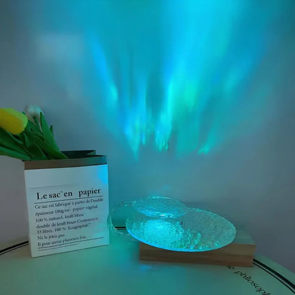 Sunset Ambiance Light with Adjustable Projection | Romantic Ocean Waves and Sunset Effects for Cozy Atmosphere