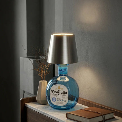 Bottle Glow USB Rechargeable LED Lamp for Bottles with Adjustable Brightness | Customizable Lighting for Unique Home Décor