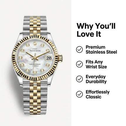 Stainless Steel Watch, Adjustable Bracelet Watch – image 7