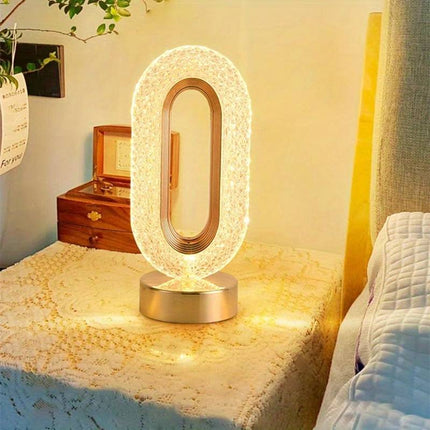 Dimmable Crystal Lamp with Adjustable Light Modes | Elegant Home Lighting for Relaxing Ambiance
