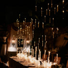 Flameless Candles, Floating Candles with Wand Remote, Battery Operated LED Candle Lights with Strings