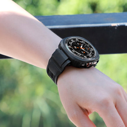 Samsung Galaxy Watch Ultra Band with Bumper Case, Rugged TPU Galaxy Watch Band – image 7