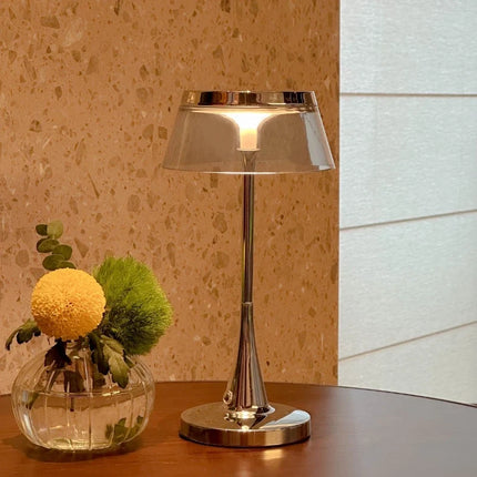 Modern Table Lamp with Adjustable Brightness | Cordless Acrylic Lighting for Versatile Home Decor
