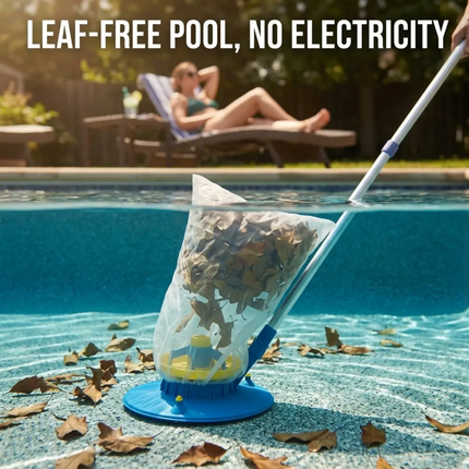 Pool Leaf Vacuum, Manual Pool Cleaner with Leaf Bag – image 7