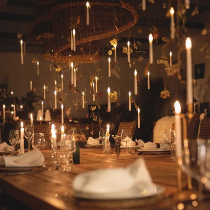 Floating Candles with Wand Remote Control | Enchanting Flameless LED Decor for Magical Moments