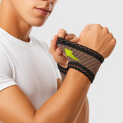 Wrist Brace, Copper Compression Wrist Support for Sports – image 5