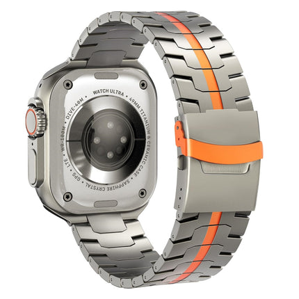 Apple Watch Bands, Titanium Apple Watch Band with Folding Buckle – image 10