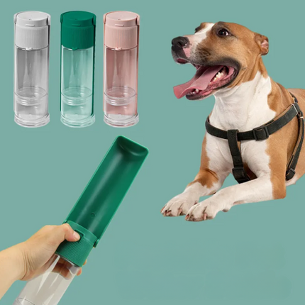 Portable Pet Water Bottle with Easy Lock Design | Travel-Friendly Hydration for Dogs and Cats