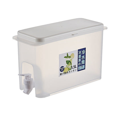 Large Capacity Refrigerator Storage Jar with Faucet | 3.5L Food-Grade Container for Cold Drinks