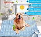 Pet Cooling Pad with Ice Silk Fabric for Instant Relief | Breathable Comfort for Dogs and Cats
