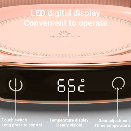 Smart Coffee Warmer Plate with USB Power for Consistent Heating | Ideal Coaster for Coffee, Tea, and Soup