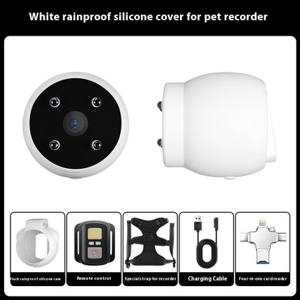 Pet Tracker Collar with 170° Ultra-Wide Camera | Real-Time GPS Monitoring for Dogs and Cats