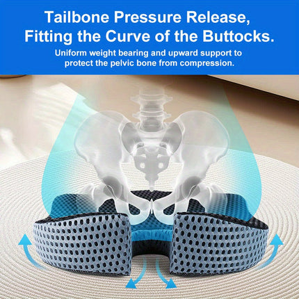 Car Seat Cushion, Ergonomic Coccyx Cushion for Wheelchair
