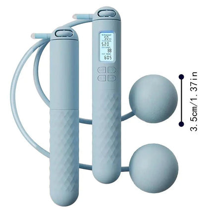 Cordless Jump Rope with Counter, Weighted Jump Rope for Fitness – image 10