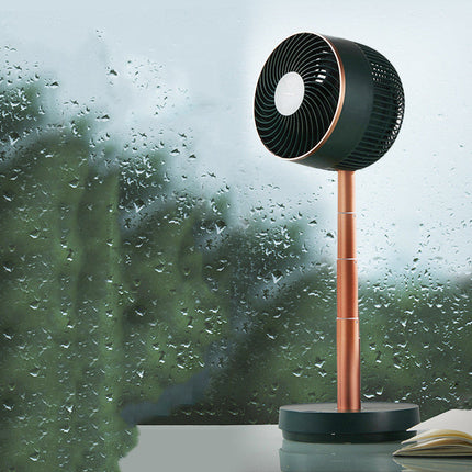 Remote Control Floor Fan with Adjustable Height | Compact Air Circulation for Instant Cooling Comfort