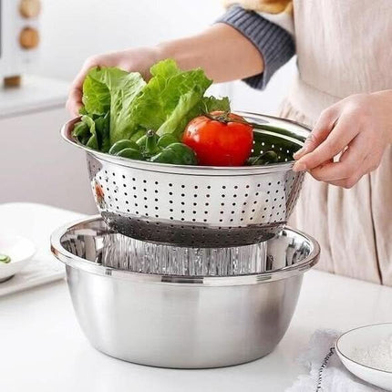 Kitchen Sieve Set, 3 Piece – image 4