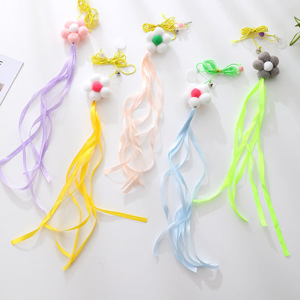 Elastic Hanging Cat Teasing Rope with Plush Material | Engaging Play for Indoor Cats