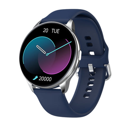 Smart Watch with IPS Touch Screen & Silicone Strap | GPS & Health Monitoring for Fitness Tracking