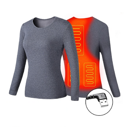 Heated Winter Thermal Underwear Set for Men and Women, Heated Long Underwear – image 7