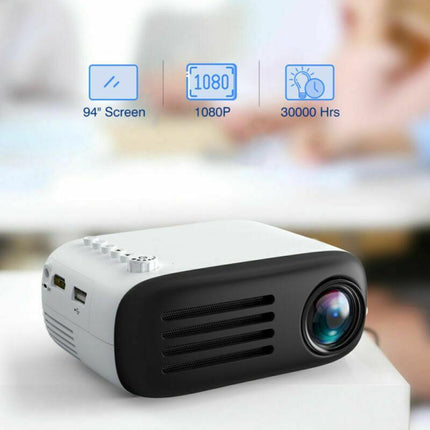 Mini Portable Projector with TFT LCD Technology for Bright, Clear Movies | Compact Design for Home and On-the-Go Viewing