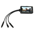 12MP Dual Lens Motorcycle Dash Cam with 3.0