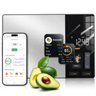 Smart Nutrition Scale | Digital Food Scale with TFT Display & App Integration | Track Calories, Fat, Carbs & Protein for Healthy Meal Prep