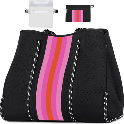 Vepine beach Tote Bag | Large Beach Bag with Inner Pocket for Easy Organization