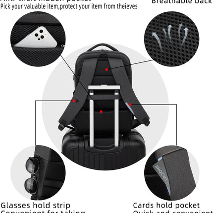Water Resistant Laptop Backpack for 17 Inch Laptop – image 8
