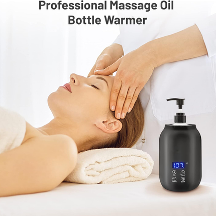 Electric Oil Warmer for Massage with Digital Display, Portable Cream Warmer for Spa – image 9