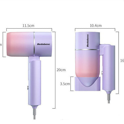 Intelligent Hair Dryer with Constant Temperature & Folding Design | Compact Styling Tool for Safe, Efficient Drying