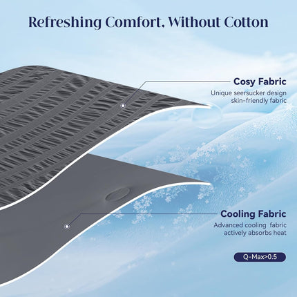 Cozy Comfort | Cooling Blanket with Double-Sided Design | Lightweight & Breathable for Hot Sleepers