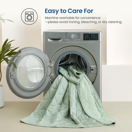 Vepine Cozy | Cooling Dual-Sided Blanket for Hot Sleepers with Soft Breathable Fabric | Lightweight Throw for Comfortable Sleep