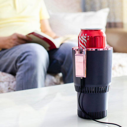 2-in-1 Car Heating & Cooling Cup Holder with Smart Temperature Control | Versatile Drink Warmer & Chiller for Perfect Beverages