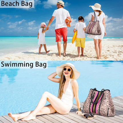 Vepine beach Tote Bag | Large Beach Bag with Inner Pocket for Easy Organization