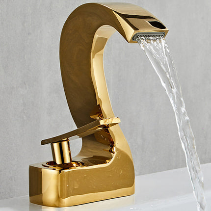 Bathroom Faucet Single Handle, Brass Bathroom Basin Faucet – image 22