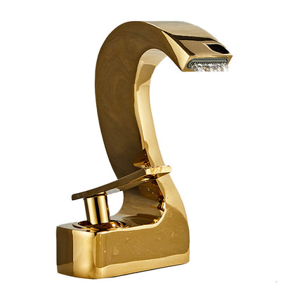 Bathroom Faucet Single Handle, Brass Bathroom Basin Faucet – image 18