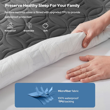 ComfortGuard | Waterproof Mattress Protector with Deep Pockets | Soft, Breathable Cover for Ultimate Sleep Hygiene