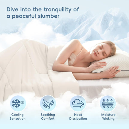 Cozy Comfort | Cooling Blanket for Hot Sleepers with Double-Sided Softness | Breathable Design for Night Sweats
