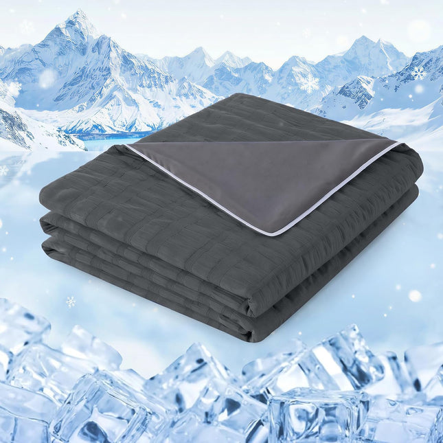Cozy Comfort | Cooling Blanket with Double-Sided Design | Lightweight & Breathable for Hot Sleepers