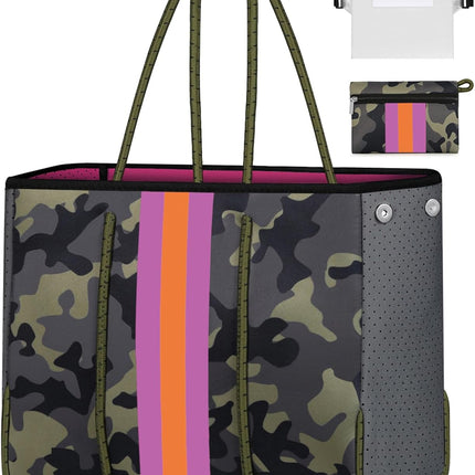 Vepine beach Tote Bag | Large Beach Bag with Inner Pocket for Easy Organization