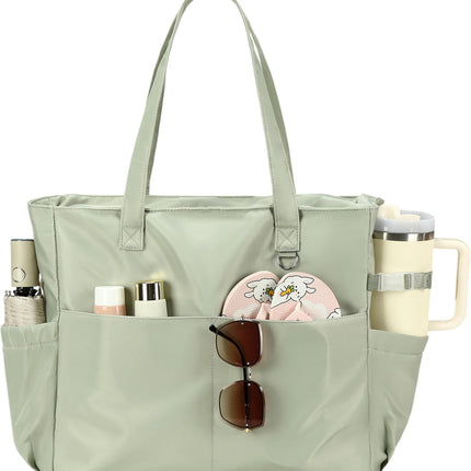 Vepine Waterproof Beach Tote Bag with Wet Compartment | Extra Large Carry-On for Weekend Travel