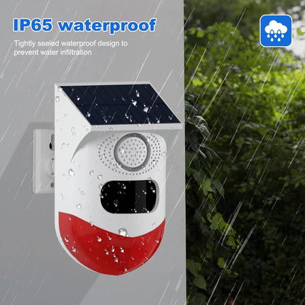 Motion Sensor Alarm Outdoor, Burglar Alarm with Remote Control